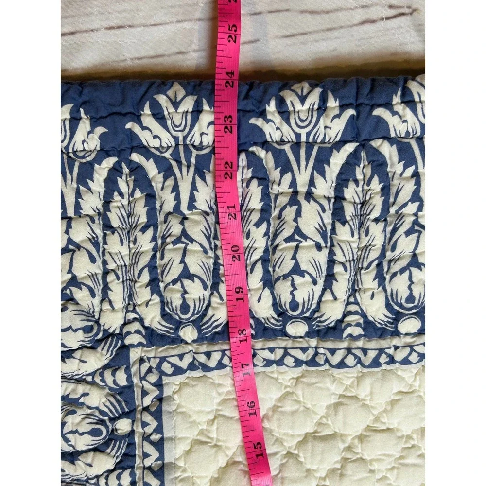 The Chandler Collection Blue and White Pillowcases 25 x 24